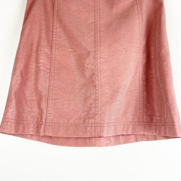 Free People Modern Femme Vegan Leather Suede Women’s Size 2 - Picture 4 of 10